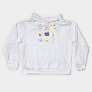 good night collection Kids Hoodie